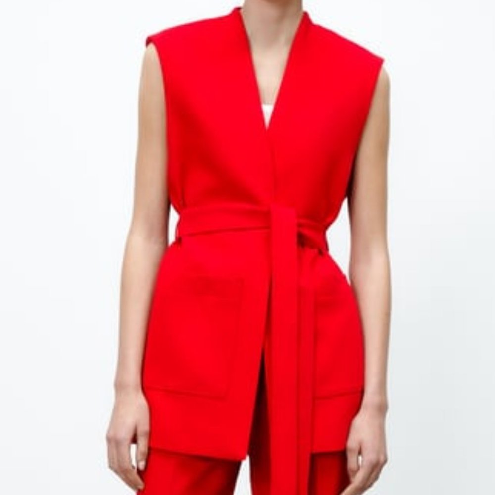 Zara Belted Vest (Brand New)